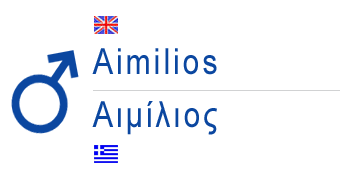 male greek name aimilios