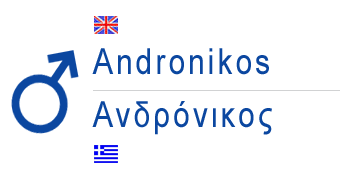 male greek name andronikos